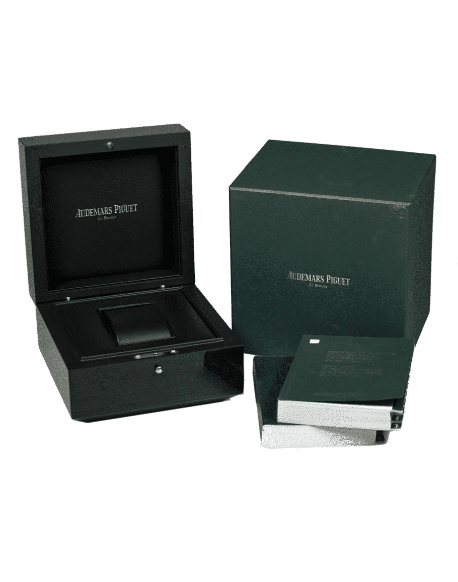 Audemars-Piguet-Box-910x1157-1 Audemars Piguet Royal Oak Box & Papers Reproduction Set - Image 1