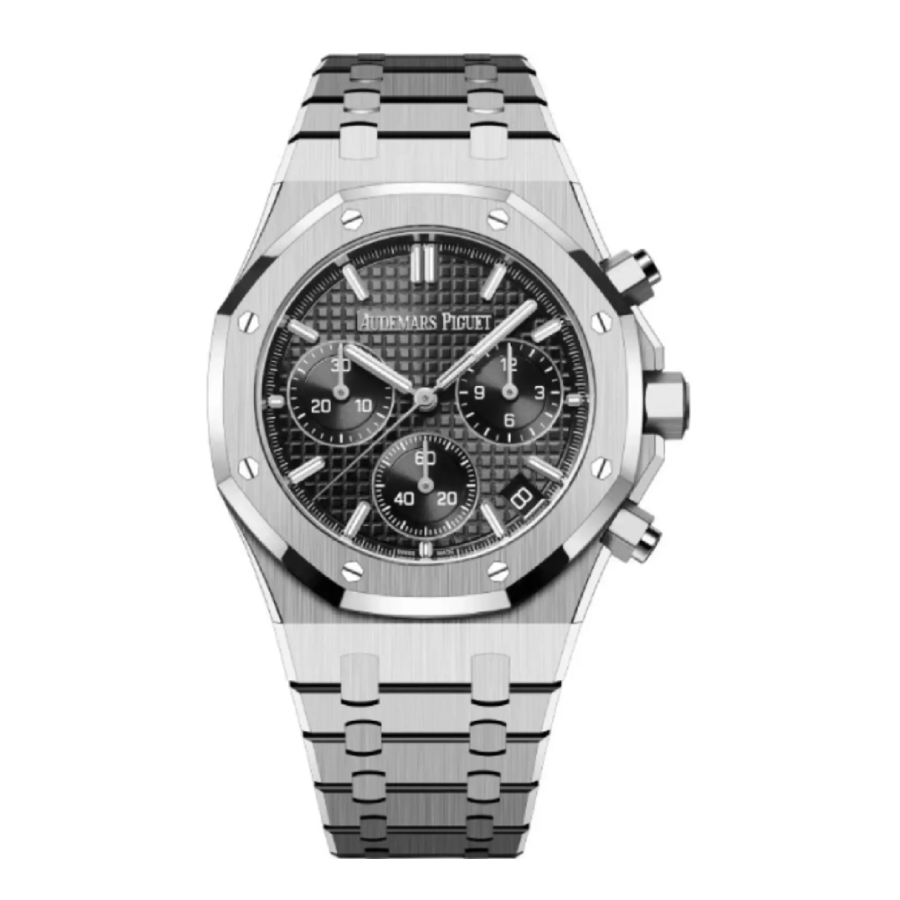 Audemars-Piguet-Royal-Oak-Steel-26240ST.OO_.1320ST.06-Black-Dial-Replica-6 Audemars Piguet Royal Oak Steel 26240ST.OO.1320ST.06 Black Dial - Image 1