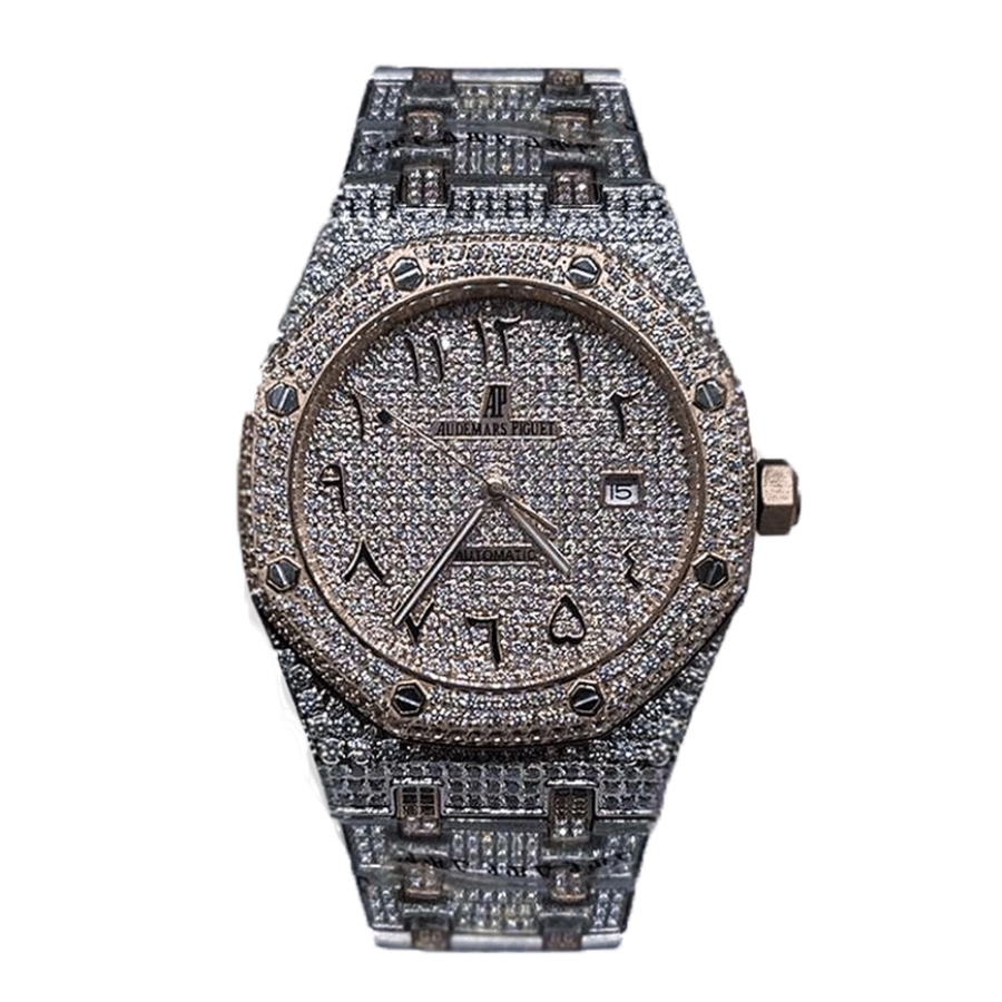Diamond-AP-Watch-Replica Audemars Piguet Royal Oak Offshore 26470OR.OO.A002CR.01 Diamond Bezel - Image 1