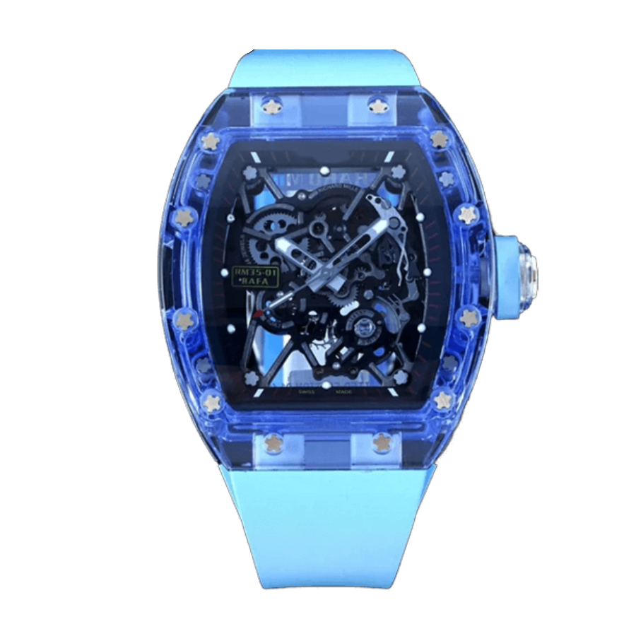 Richard-Mille-35-01-Blue-Replica Richard Mille RM 35-01 Blue Quartz TPT - Image 1