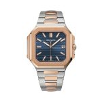 Patek Philippe Nautilus 5980/1AR-001 Two Tone Chronograph Rose Gold Blue Dial