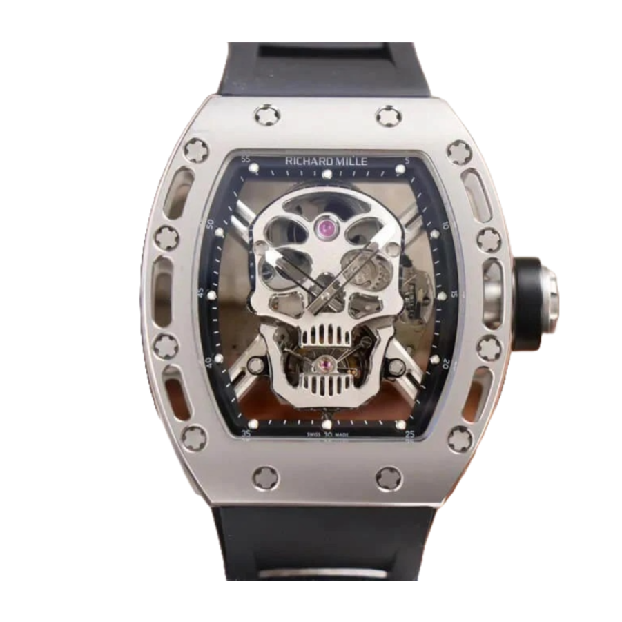 richard-mille-rm52-01-tourbillion-grey-replica-8 Richard Mille RM 52-01 Tourbillon Skull Grey - Image 1