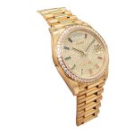 Rolex Day-Date 128348RBR Pave Diamond Dial - Image 3