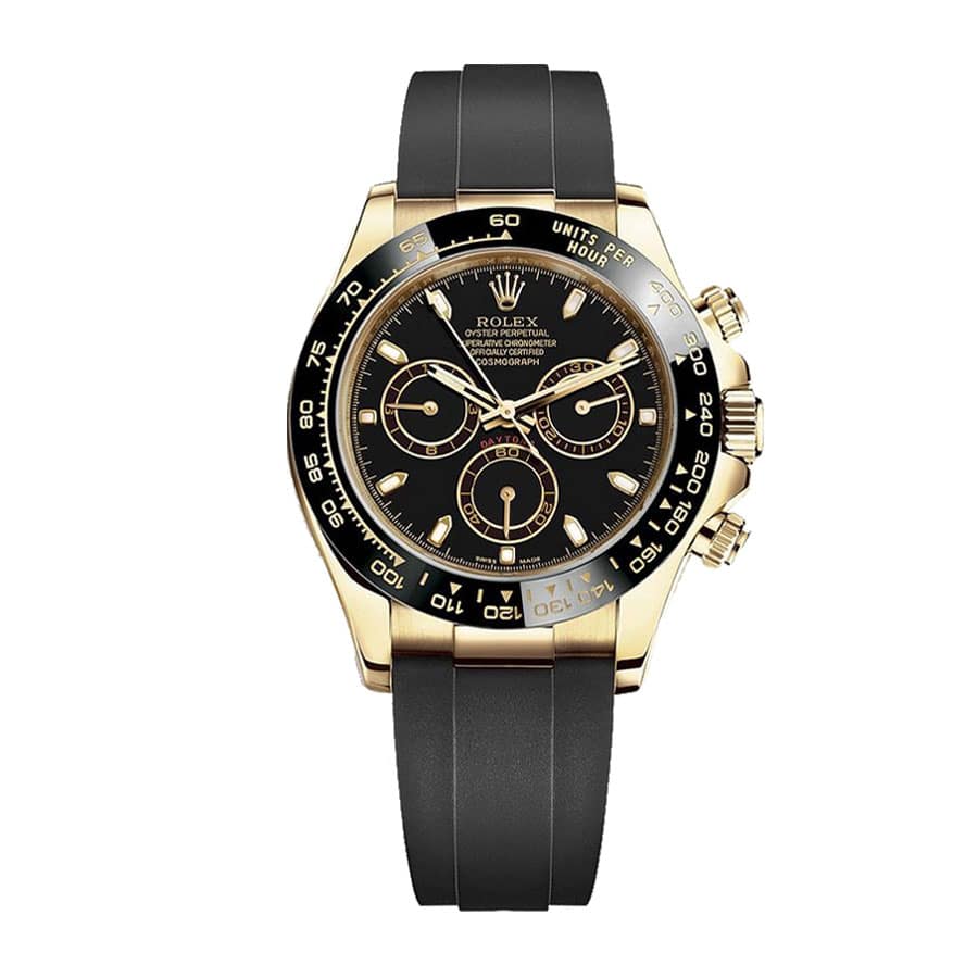 rolex-daytona-cosmograph-daytona-automatic-yellow-gold-116518ln-replica Rolex Cosmograph Daytona 116519LN Oysterflex - Image 1